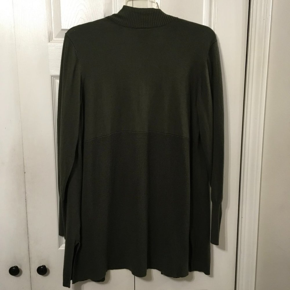 Worthington Green Open Front Cardigan Sz XXLT - Picture 5 of 7